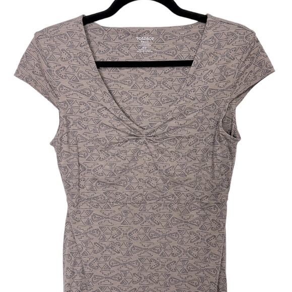 Toad & Co Rosemarie Cap sleeve casual Dress women’s size small - Picture 2 of 5